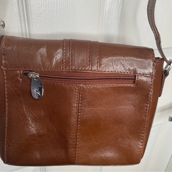 Ashwood Brown Leather Adjustable Crossbody Bag/Purse OS - Picture 9 of 15